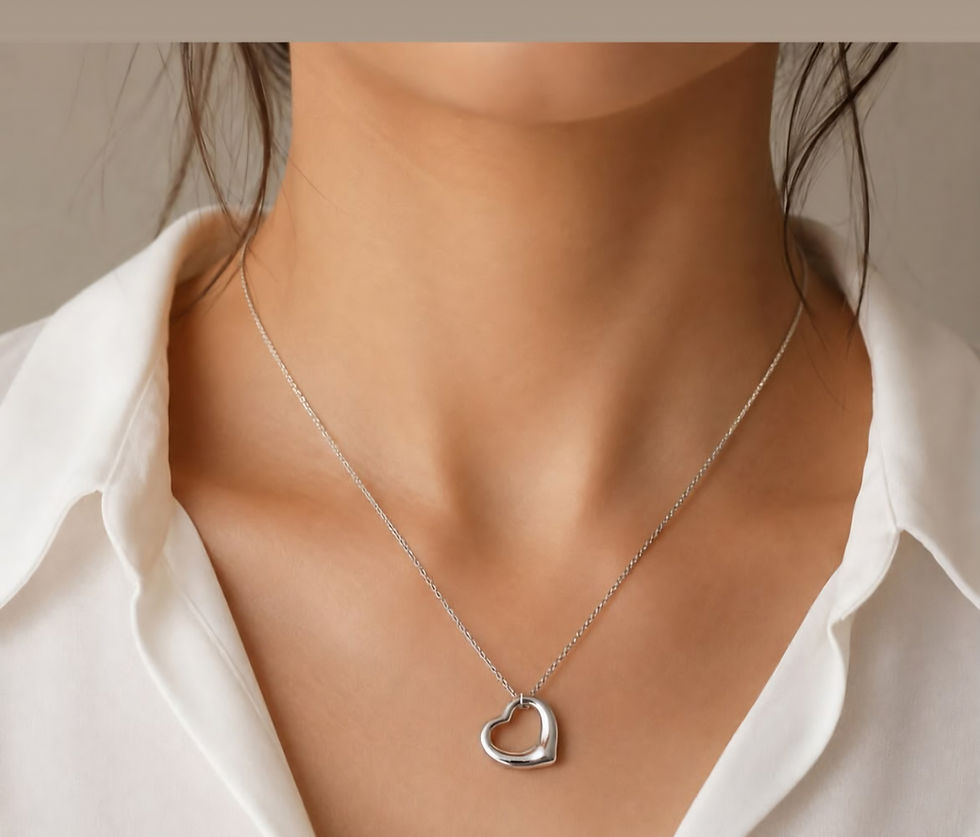 Miniatura: Colar Tiffany&Co Open Heart 