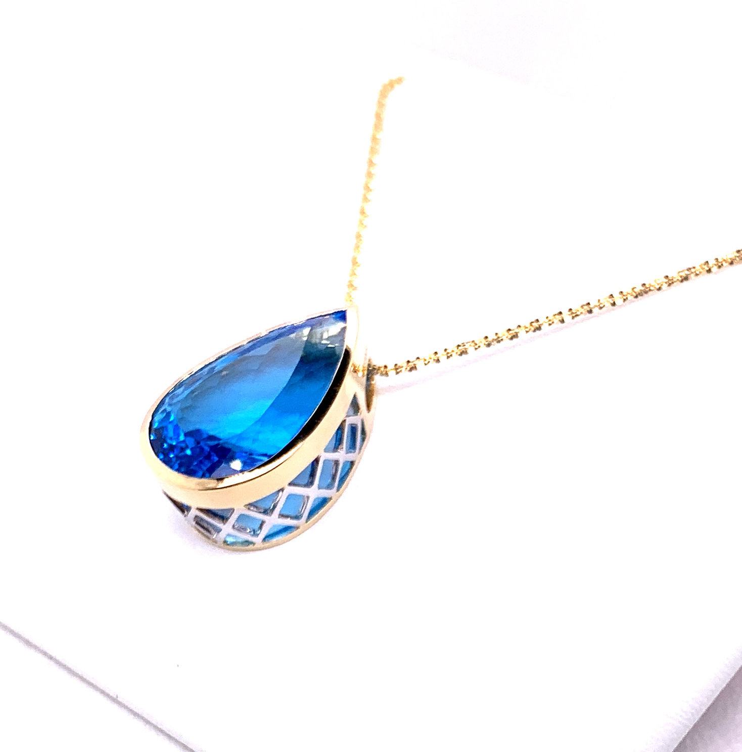 Blue Topaz Necklace