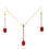 Thumbnail: Ruby & Diamond Necklace and Earrings