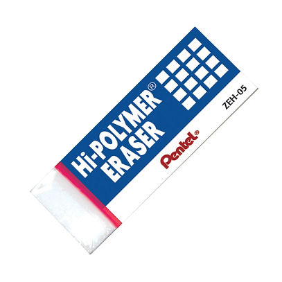 Hi-Polymer Small Block Eraser White