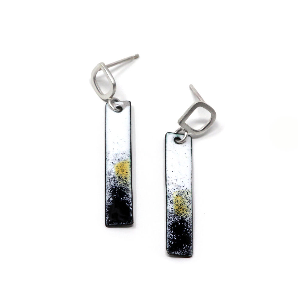 Thumbnail: Ocre Impressions Bar Earrings