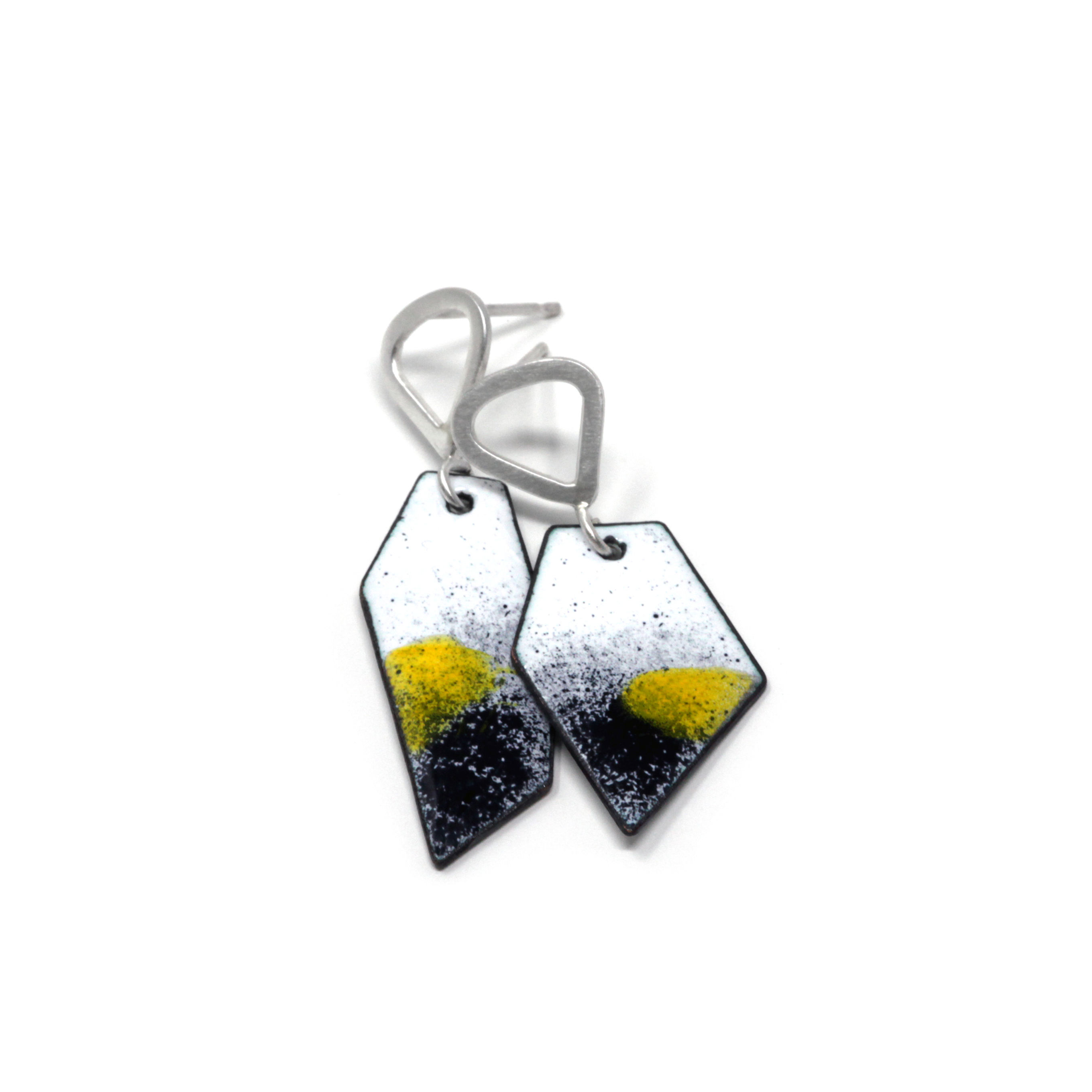 Yellow  Impressions Angular Mismatched Earrings