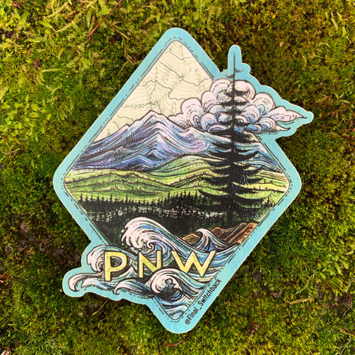 PNW Vinyl Weatherproof Sticker katiereim