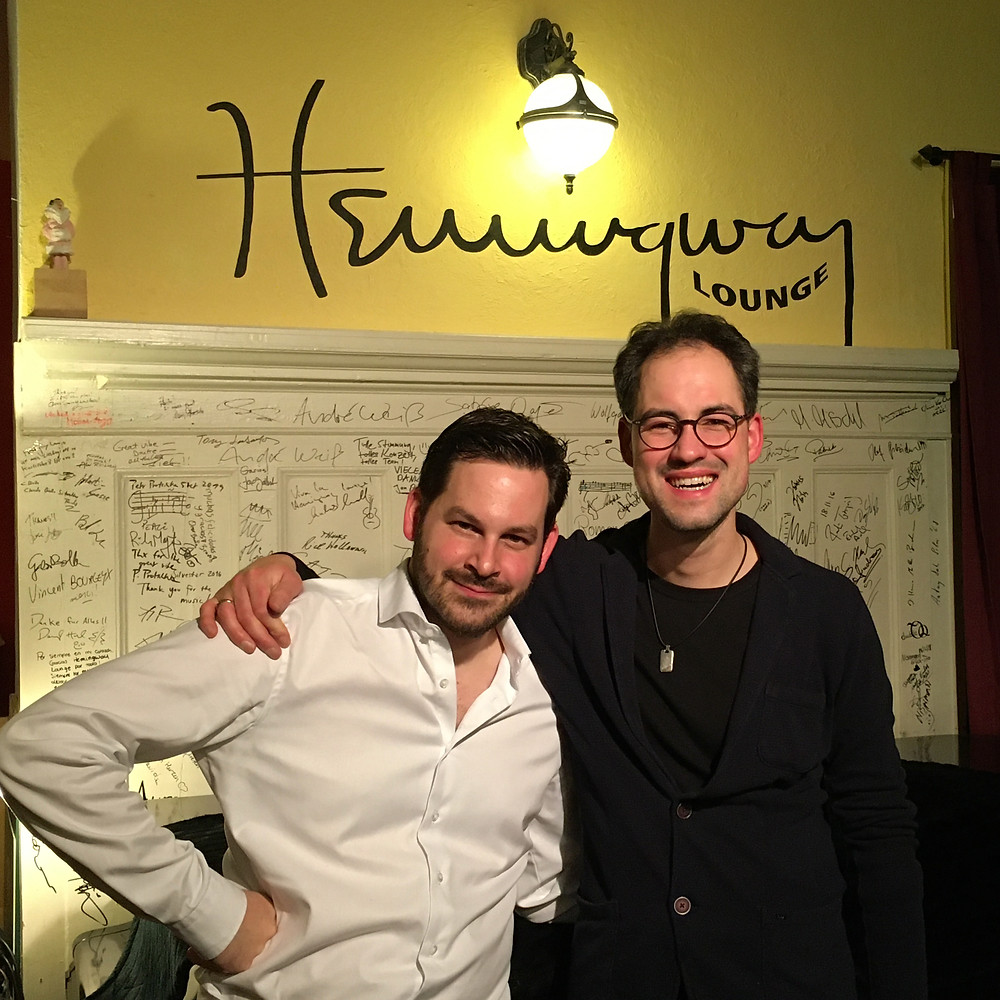 Konzert mit dem Trompeter Georges Soyka in der Hemingway Lounge Karlsruhe, Jazzpianist