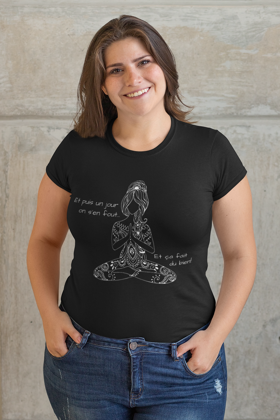 Miniature : Et puis un jour on s'en fout  - T-shirt Femme