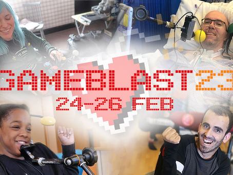SpecialEffect invite signups for the tenth annual GameBlast charity gaming spectacular