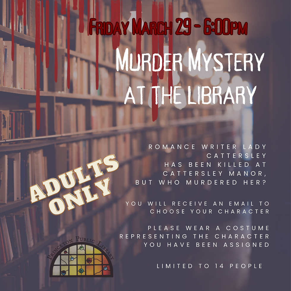 Adult Murder Mystery Night!