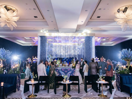 Immersive wedding entertainment by Bix Events Co. at the Ritz-Carlton Toronto, featuring custom screen visuals, cinematic music design, fresh choreography, Toronto Raptors Dance Pak performers, Bollywood–Latin fusion, A.R. Rahman–inspired ballet, and Egyptian desert-themed lightscapes.