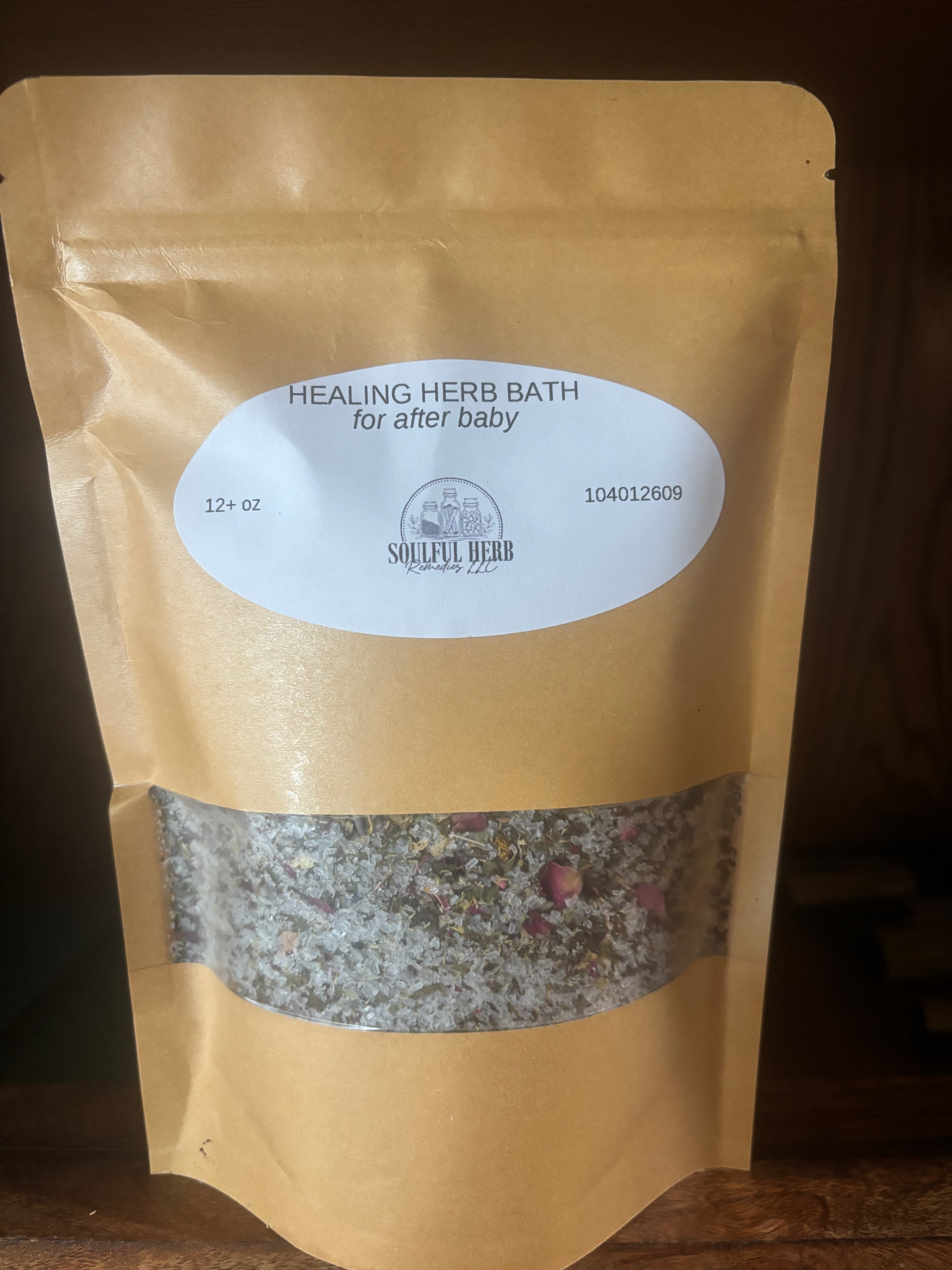 Healing herb bath for after baby