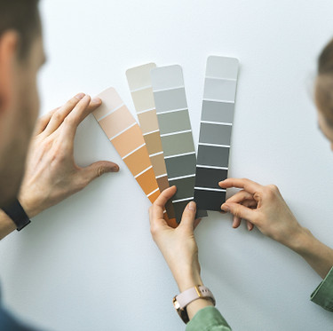 conseil peinture palette coloree pantone coaching couleur decoration interieure association de couleurs et matieres creation d'une ambiance mur colore peinture chambre
