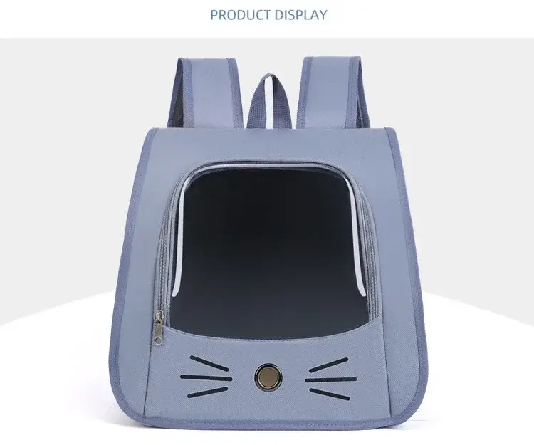 Thumbnail: Pet Cat Carrier Bag Cat Backpack Outdoor Breathable Portable Shoulders Bag for C