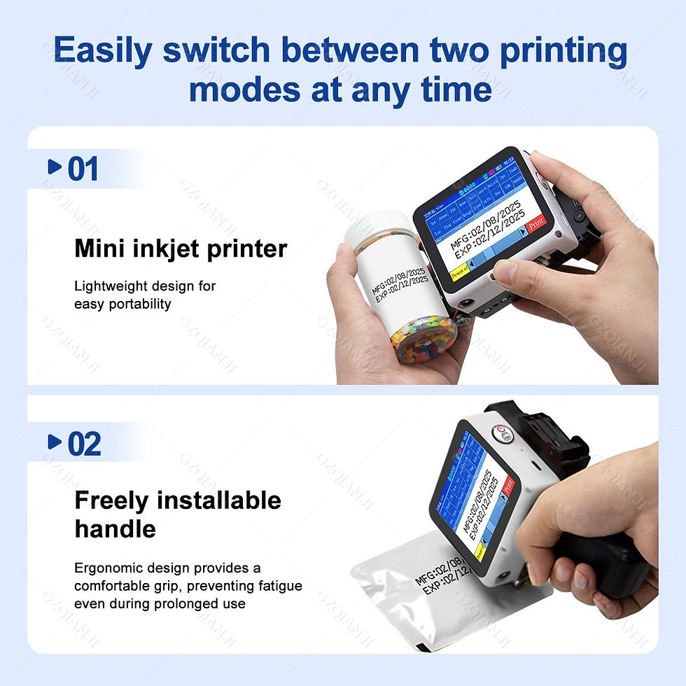 Miniatura: Mini Impressora Jato de Tinta Portátil