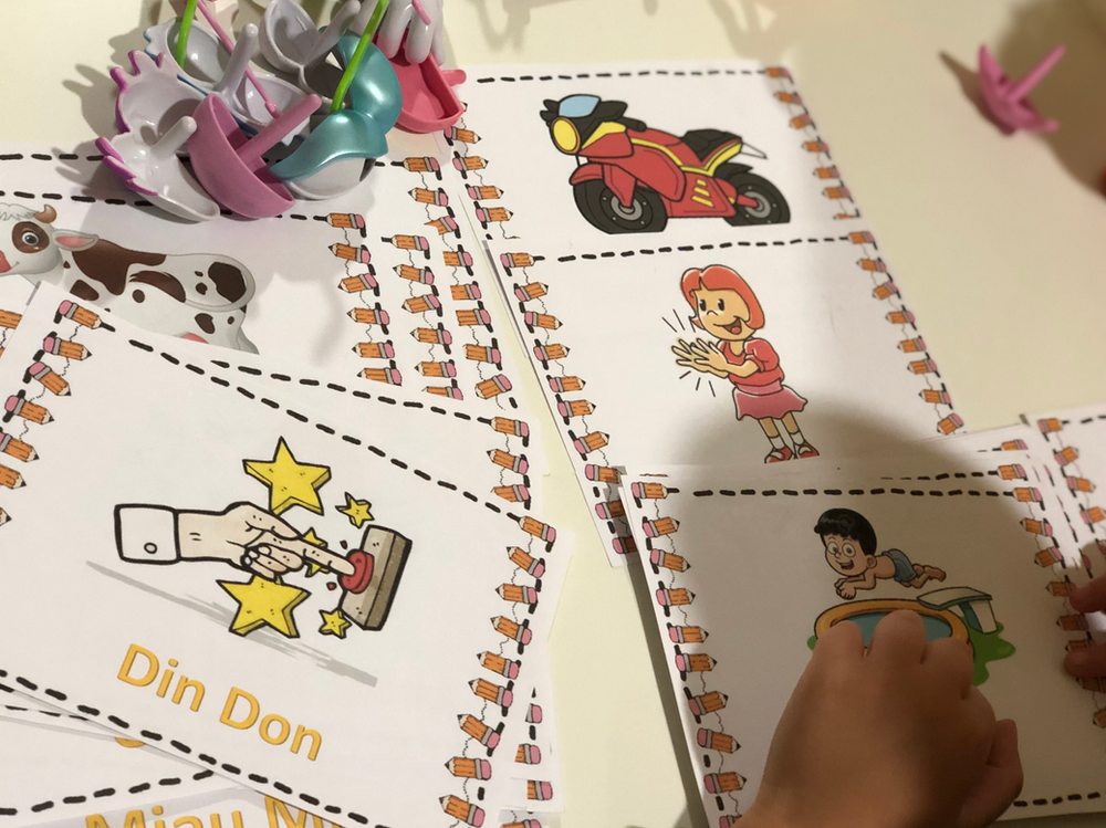 Tarjetas Onomatopeyas