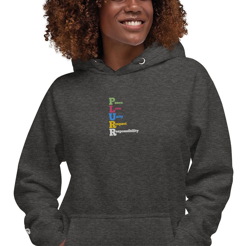 Thumbnail: PLURR Unisex Cotton Hoodie