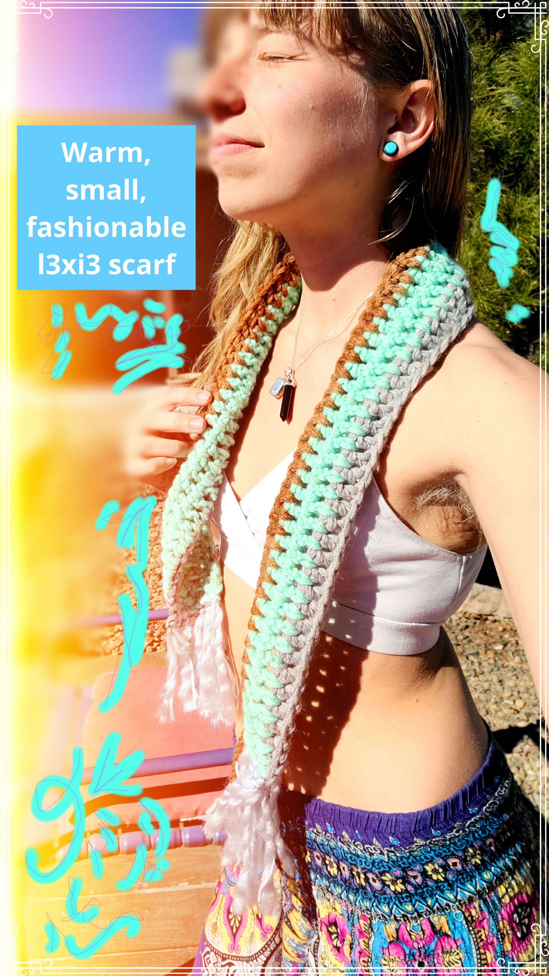 Fashionable l3xi3 scarf