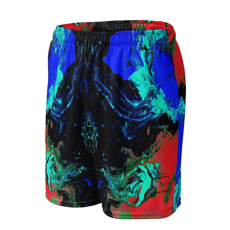 Thumbnail: OG POUR #1 Unisex mesh shorts