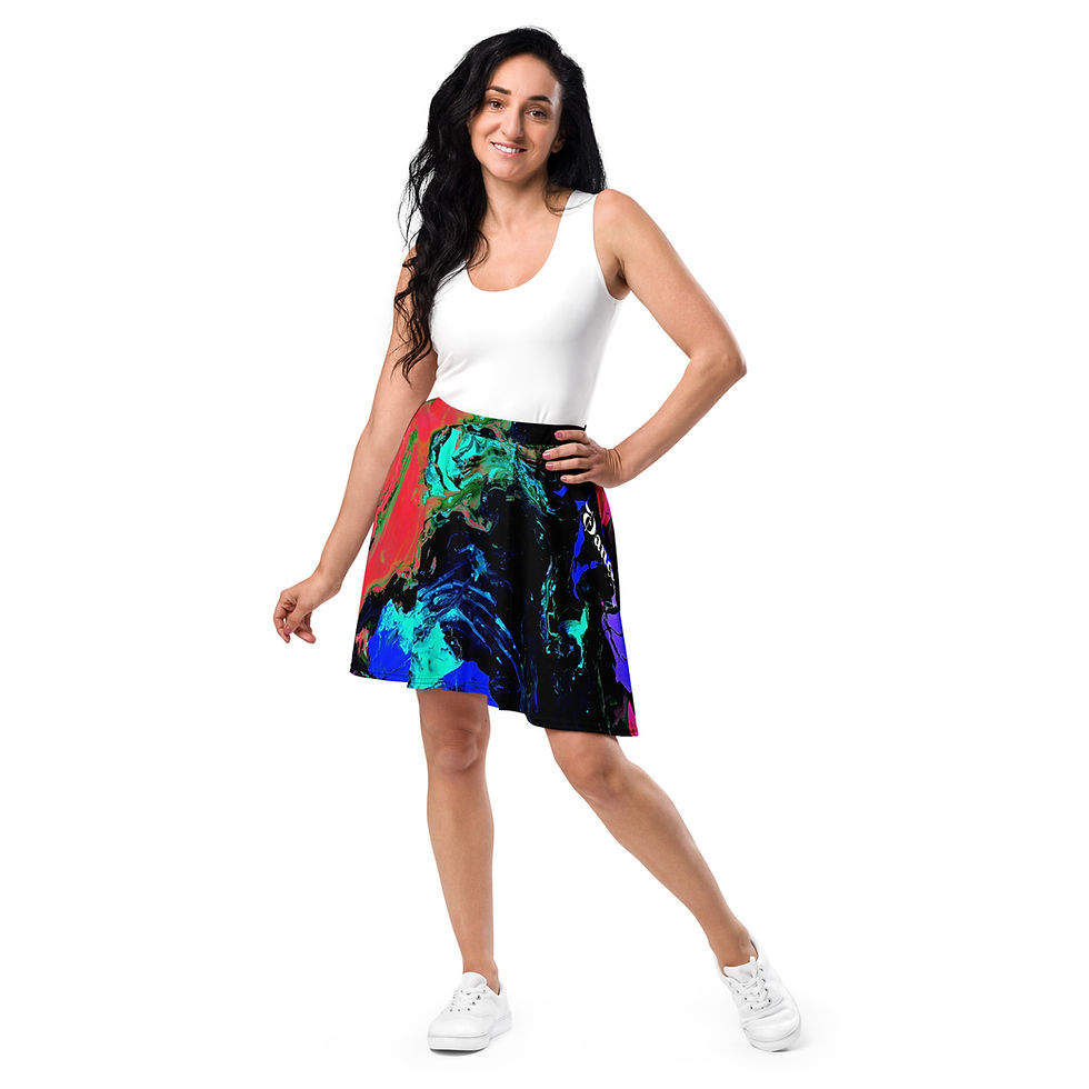 Thumbnail: Dance It Out Pour #1 Skater Skirt
