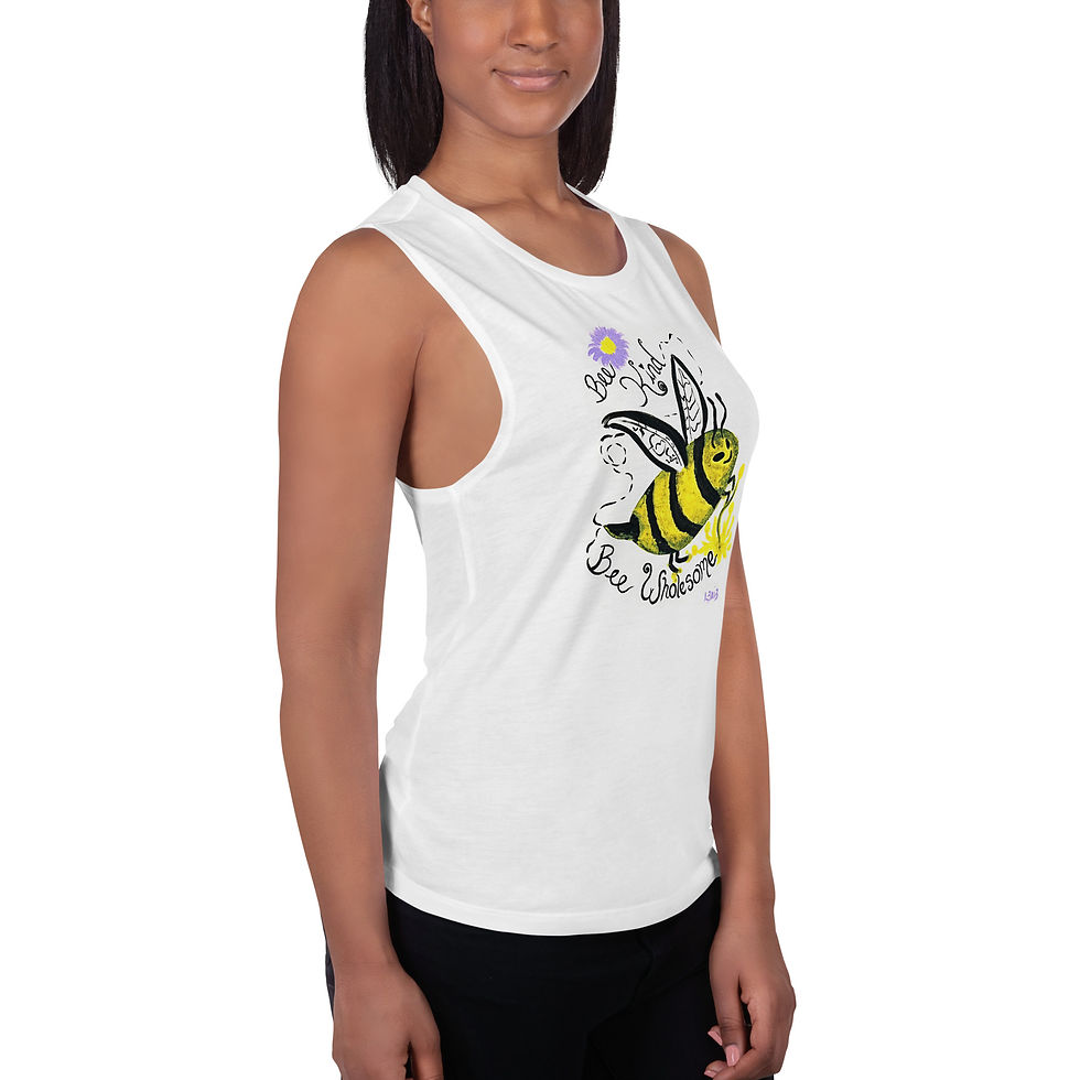 Thumbnail: BKBW painting Ladies’ Muscle Tank