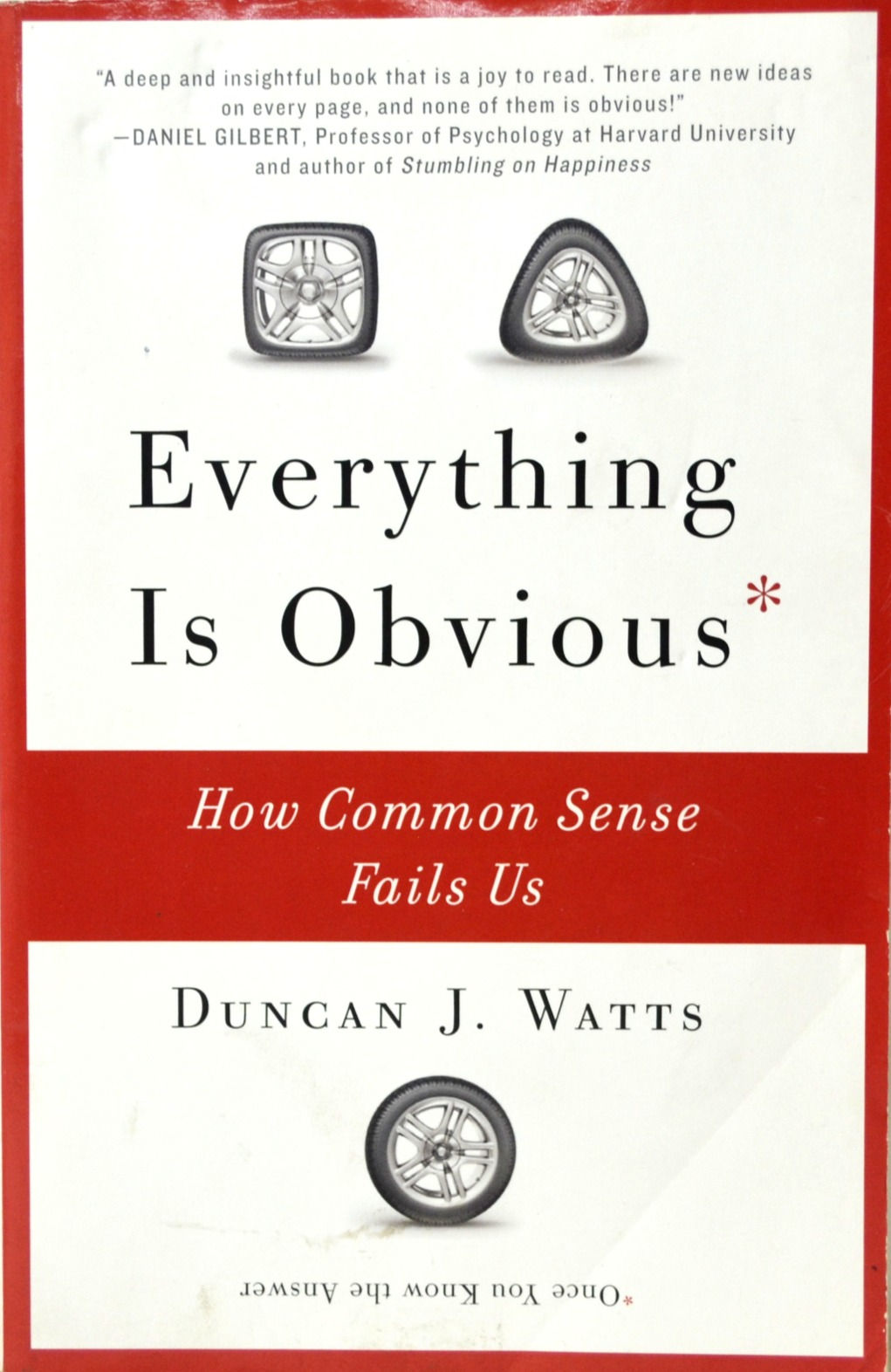 Everything Is Obvious: How Common Sense Fails Us