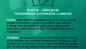 Transferimi Automatik i Librave të Shitjes dhe të Blerjes, ja pyetjet dhe përgjigjet më të shpeshta