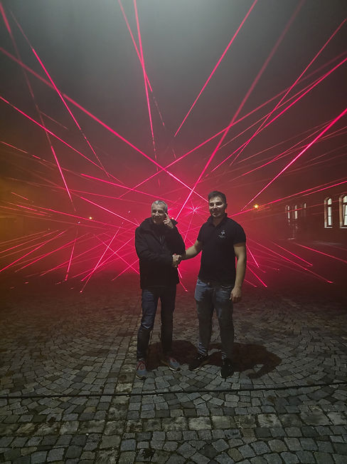 Porsche Lasershow