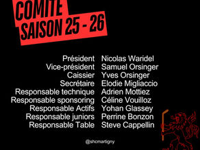 Comité saison 25 - 26