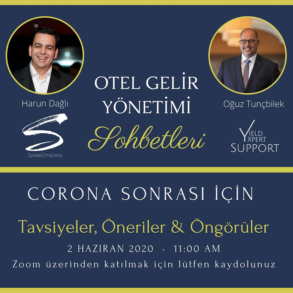 Speaking Revenue - COVID Sonrası Revenue Management Stratejileri
