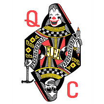 King and Queen of Hearts Playing Card Dr
