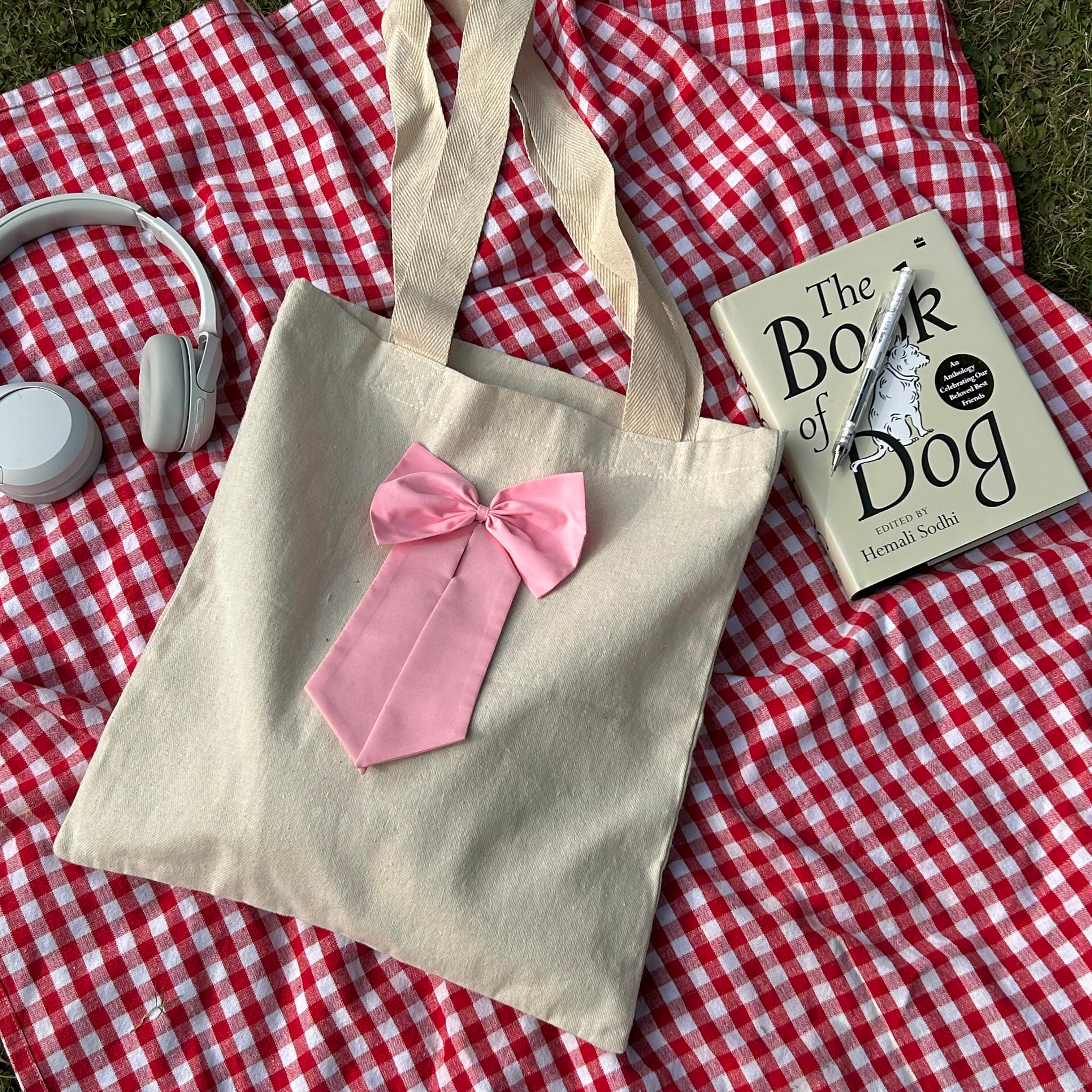 Ribbon Girlie Tote Bag