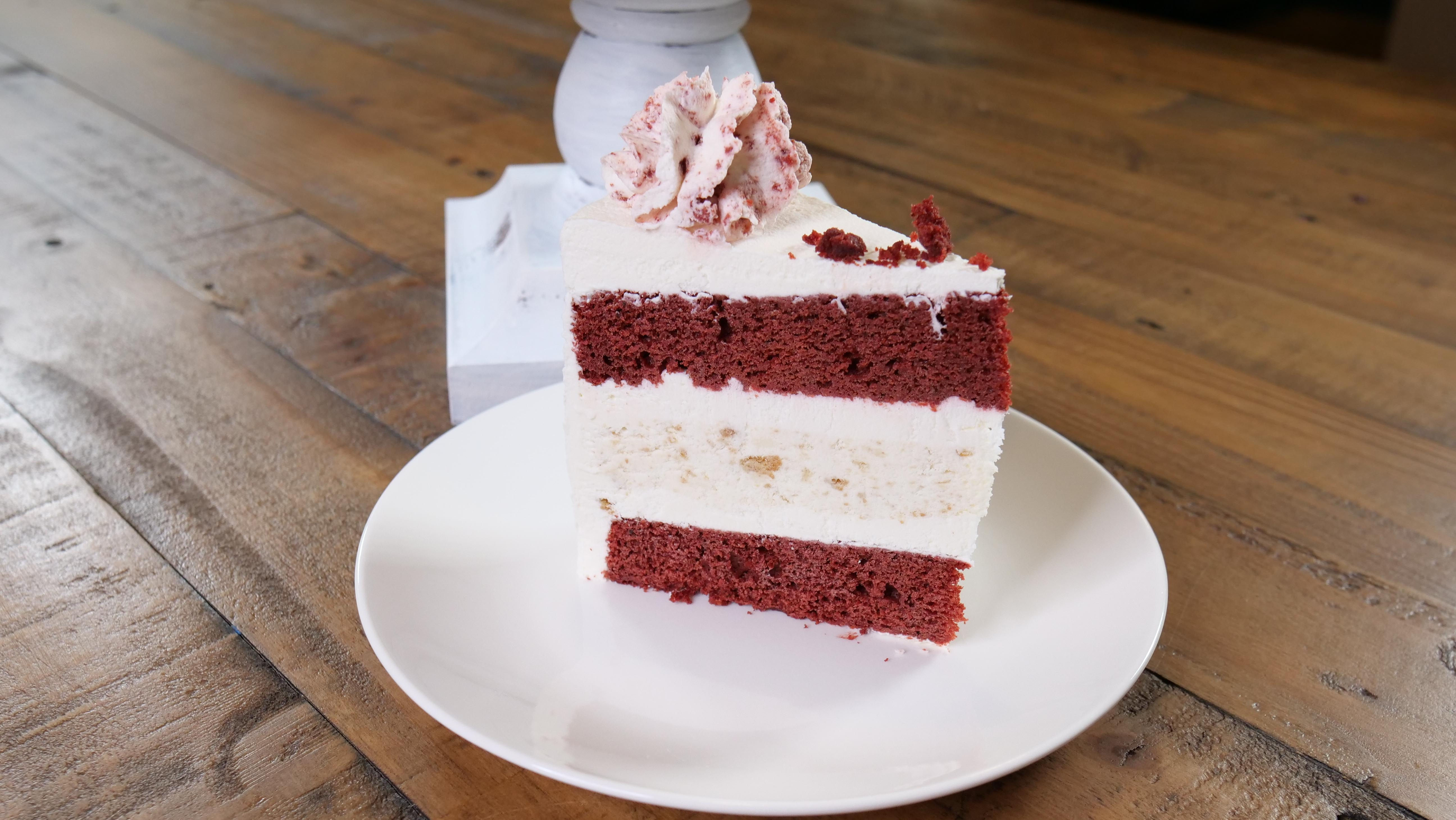 Red Velvet Ice Cream Cake