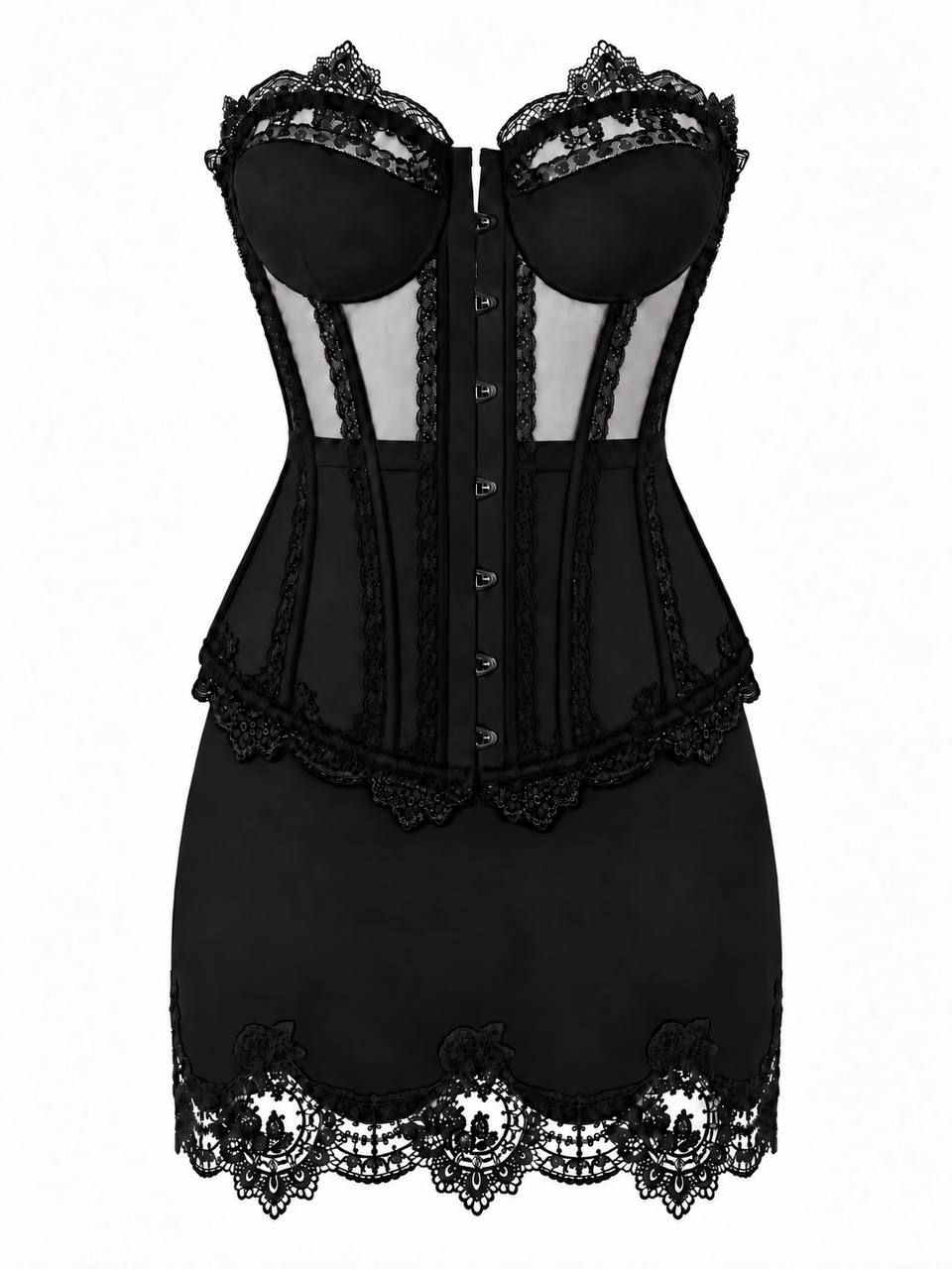 Midnight lace set
