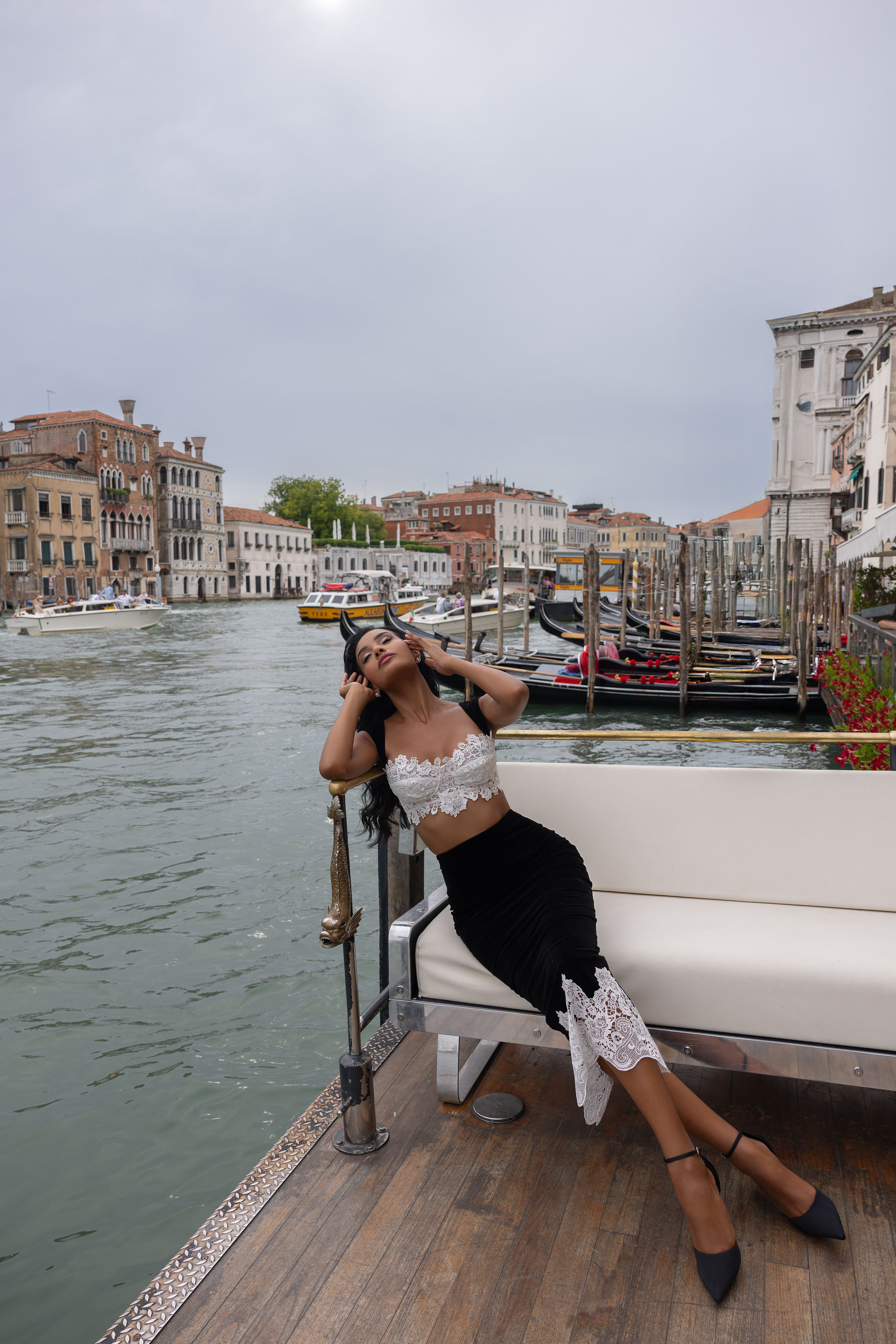 Midnight craie doree skirt