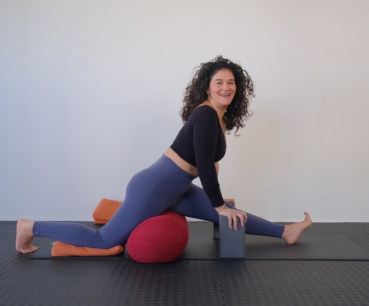 yin yoga ejderha dragon split