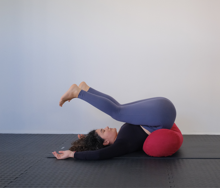 destekli salyangoz yin yoga supported snail