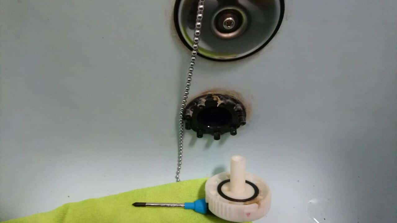 浴槽循環金具の掃除