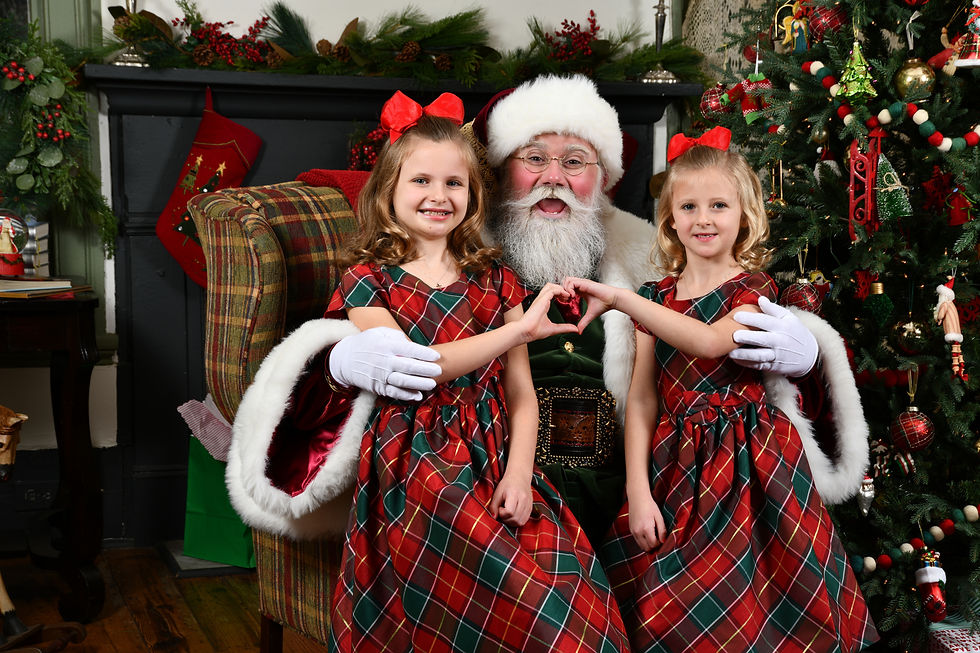 Rock Star Santa and a cute heart