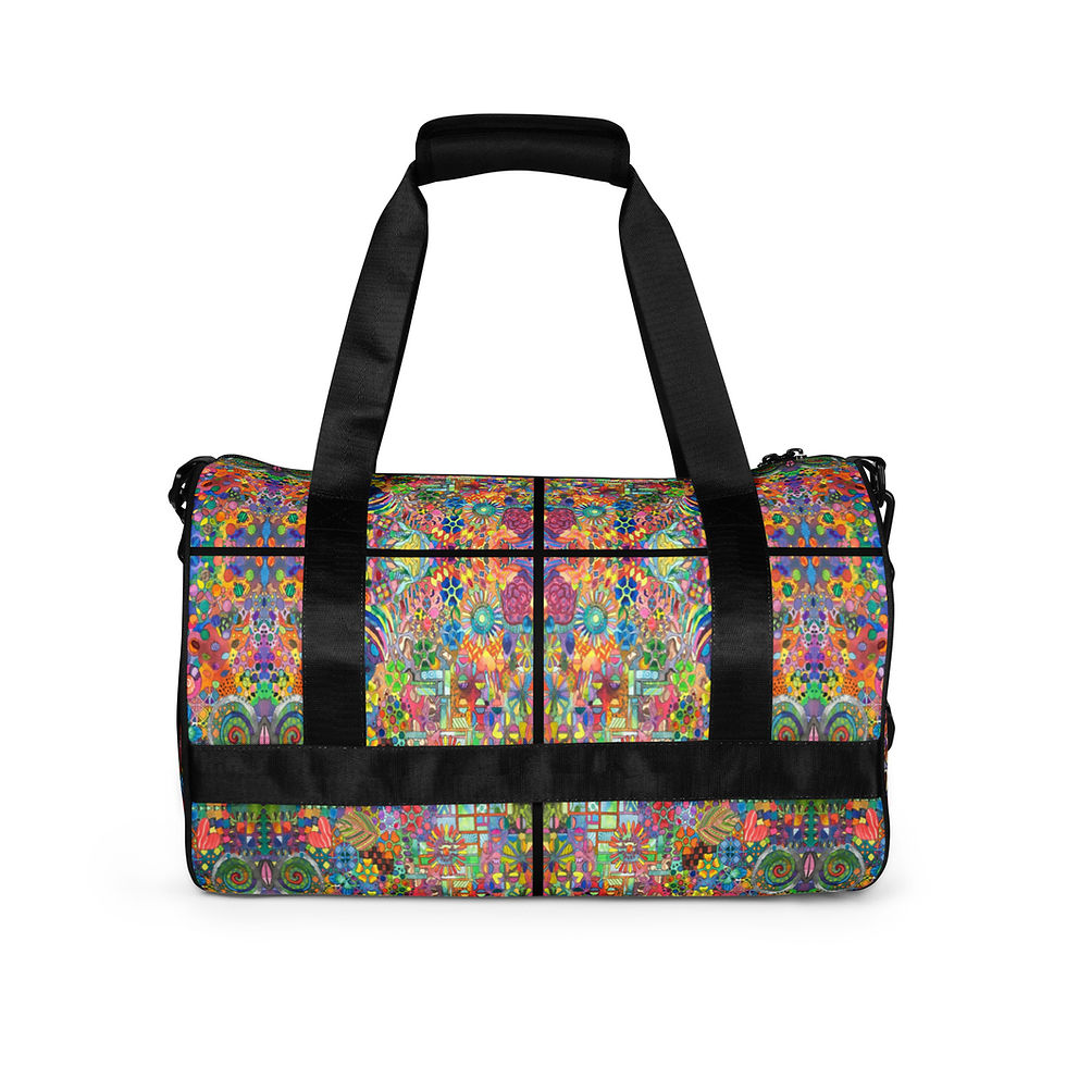 Thumbnail: Calming Chaos 01 Yin Yang gym bag