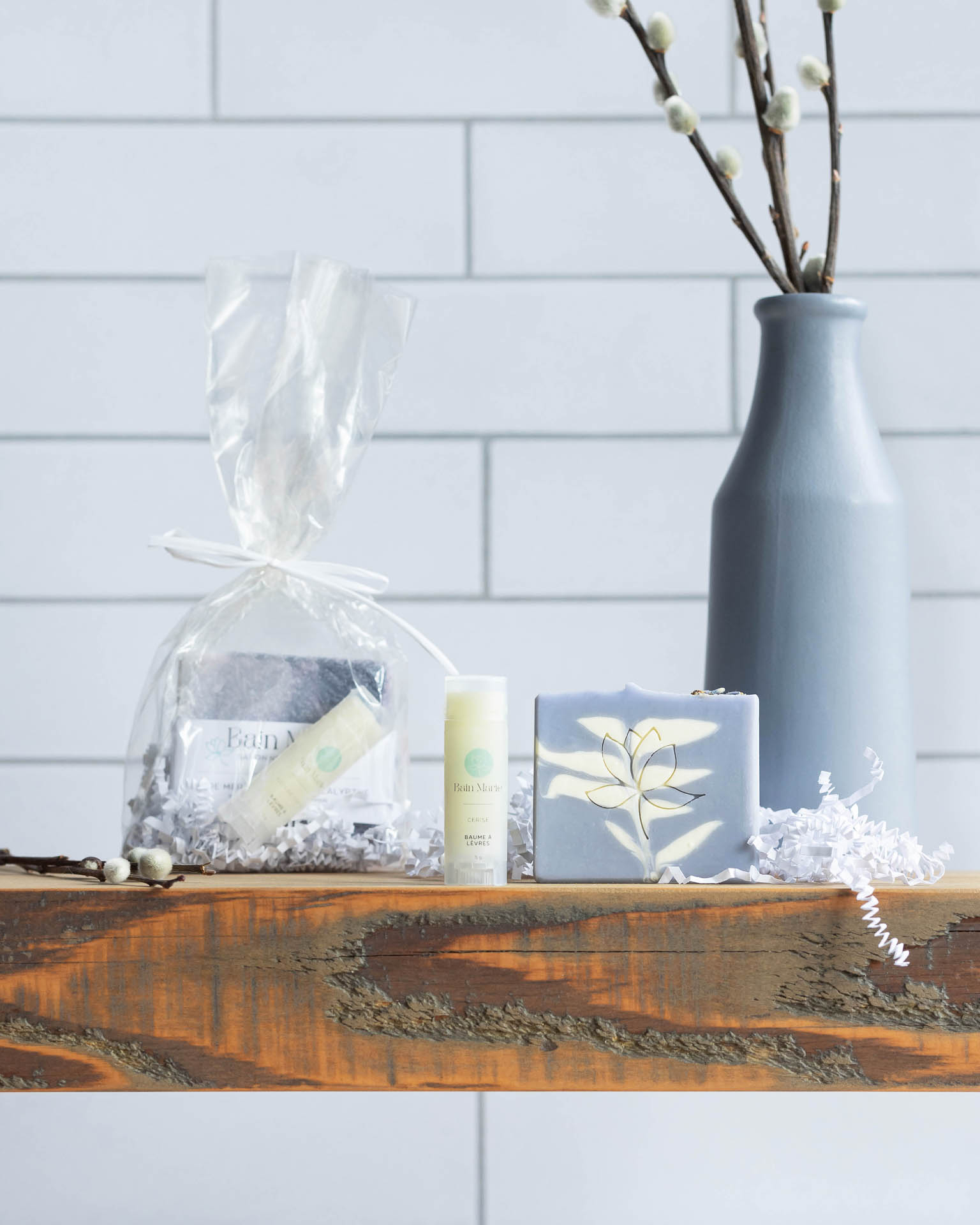 Ensemble cadeau Savon & Baume à Lèvres