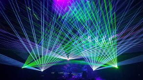 Laser show festival large