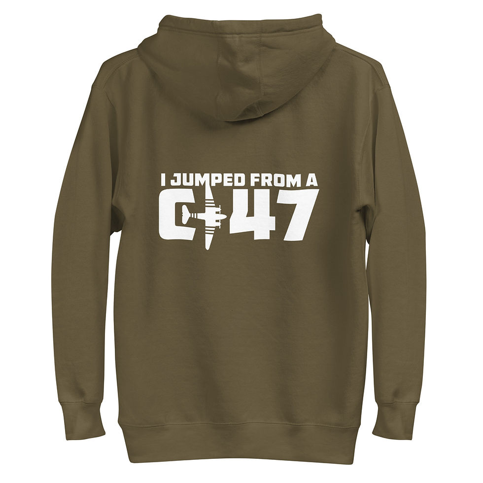 Thumbnail: Unisex - "I Jumped from a C-47" Hoodie