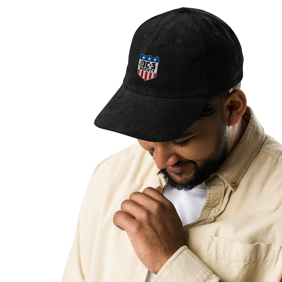 Thumbnail: DC-3 Society Shield | Embroidered Corduroy Cap