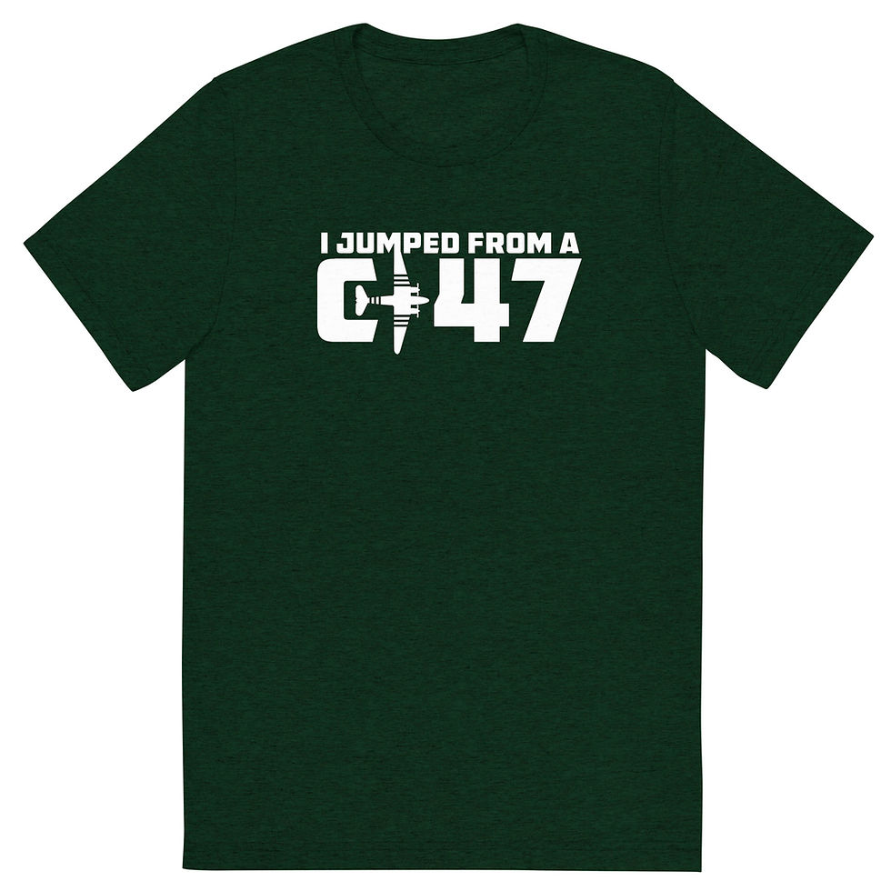 Thumbnail: Unisex T-Shirt “I Jumped from a C-47”