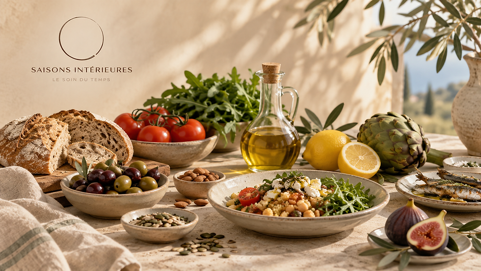 des aliments sur une table
