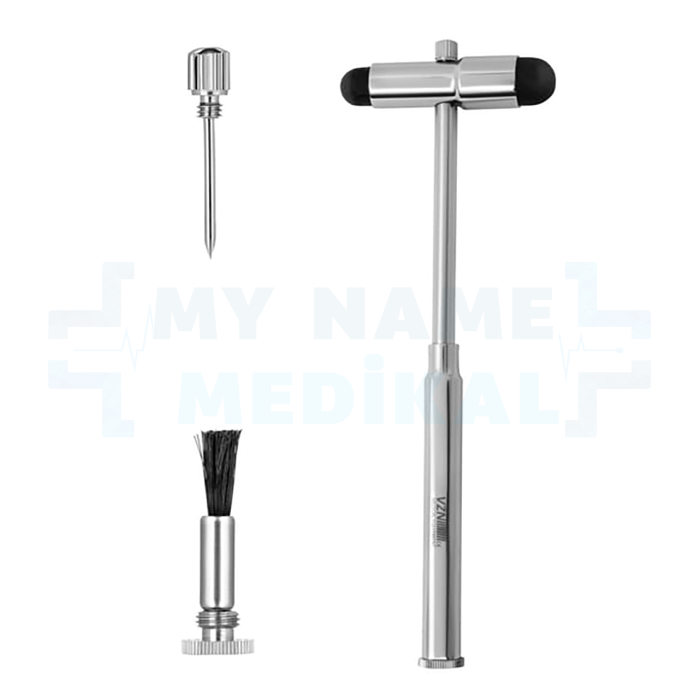 Refleks çeki̇ci̇ üçgen- metal si̇li̇ndi̇r i̇ğneli̇ firçali
