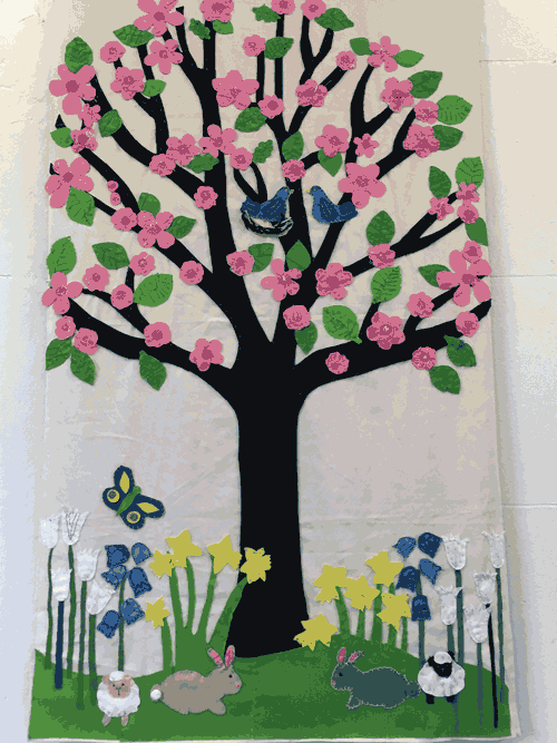Sutton High School / Whole School Sewing Project / The Seasons