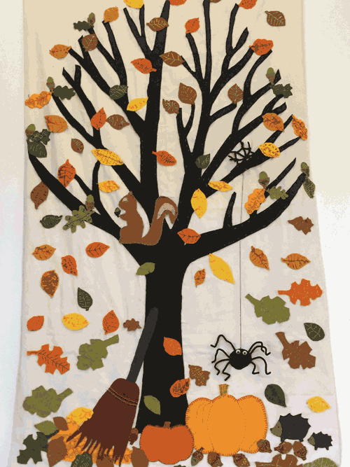 Sutton High School / Whole School Sewing Project / The Seasons