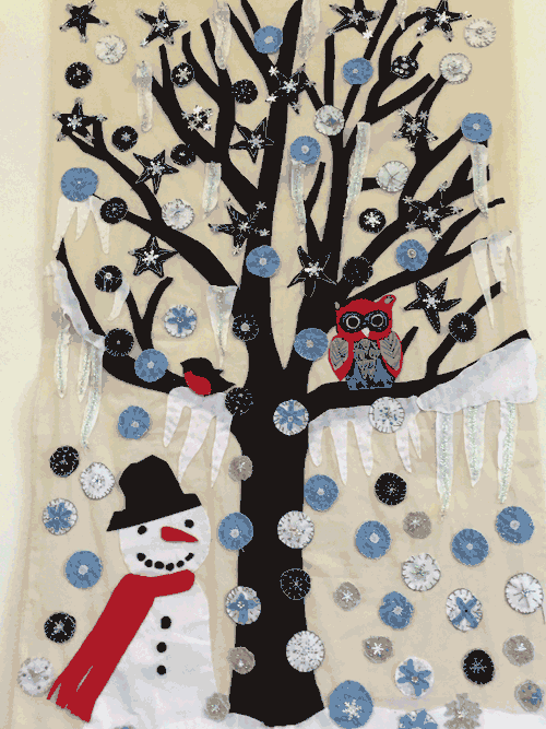 Sutton High School / Whole School Sewing Project / The Seasons