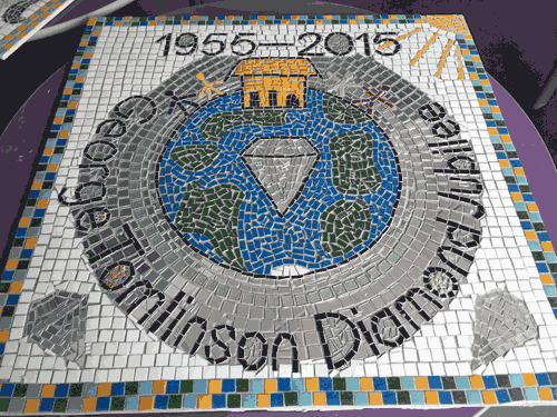 George Tomlinson Primary School / Diamond Jubilee Mosaic Playground Installation