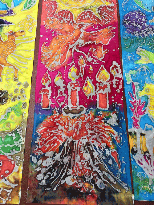 Wickford Primary School / The Elements Batik Project