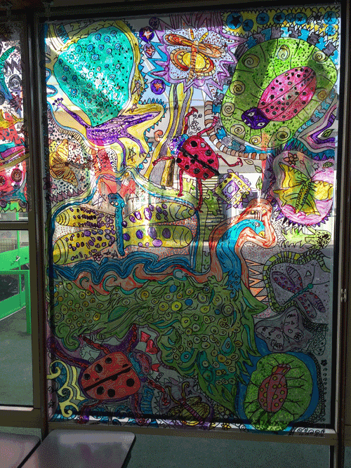 Dining Hall Perspex Panel Painting Project LBWF